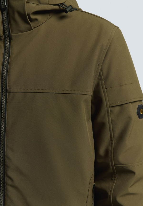 ΑΔΙΑΒΡΟΧΟ ΜΠΟΥΦΑΝ SHORT FIT REMOVABLE HOOD SOFTSHELL STRETCH