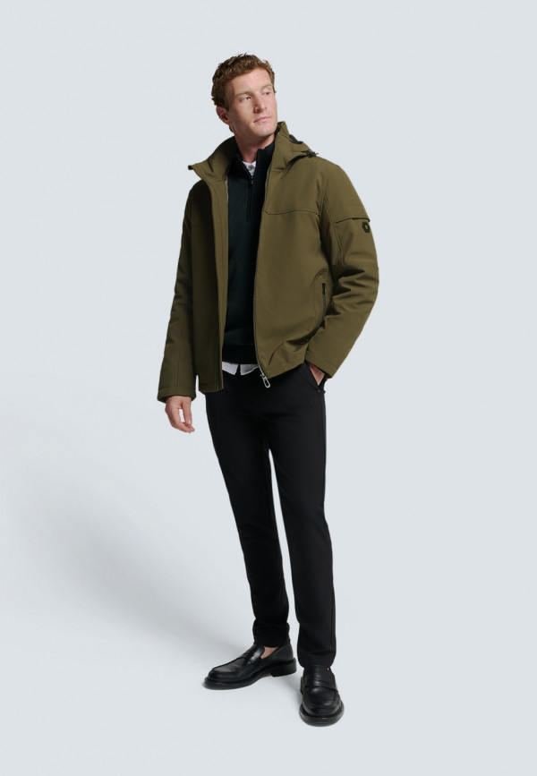 ΑΔΙΑΒΡΟΧΟ ΜΠΟΥΦΑΝ SHORT FIT REMOVABLE HOOD SOFTSHELL STRETCH