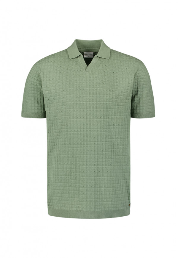 KONTOMANIKO ΠΛΕΚΤΟ POLO V SOLID JACQUARD