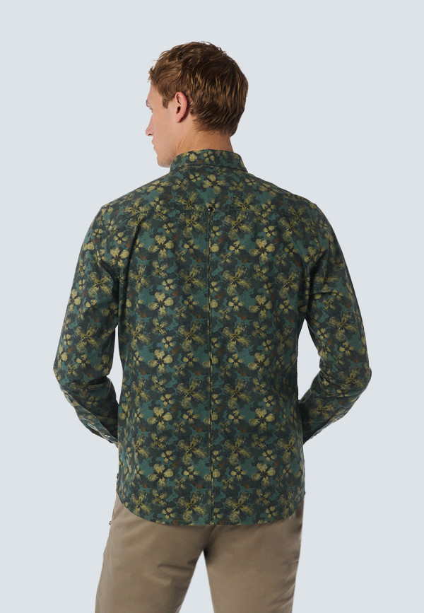 ΜΑΚΡΥΜΑΝΙΚΟ ΠΟΥΚΑΜΙΣΟ STRETCH ALL OVER PRINTED