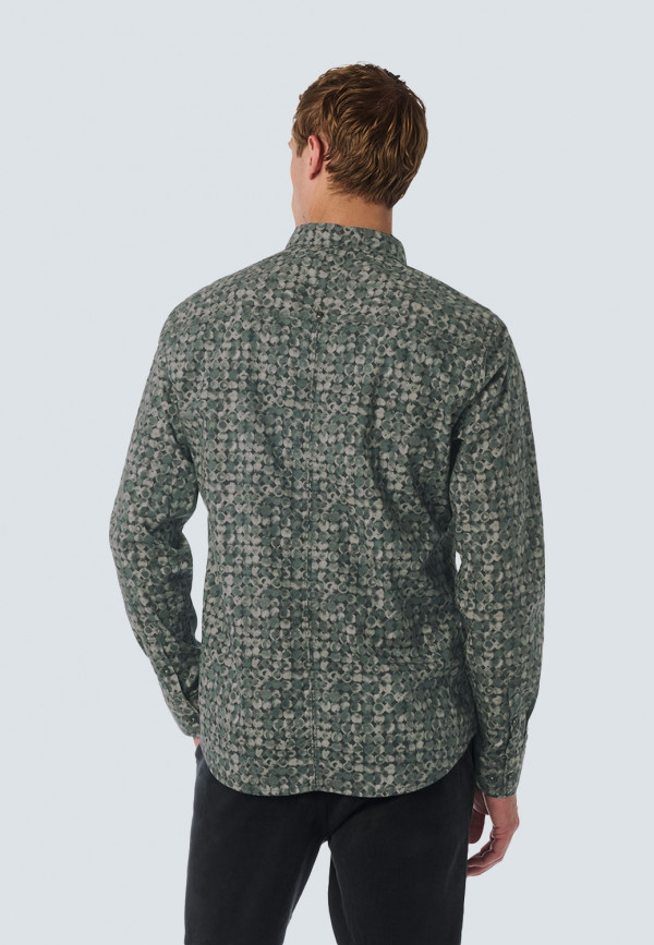 ΜΑΚΡΥΜΑΝΙΚΟ ΠΟΥΚΑΜΙΣΟ STRETCH ALL OVER PRINTED