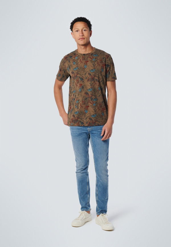 T-SHIRT ALL OVER PRINTED GARMENT OVERDYED