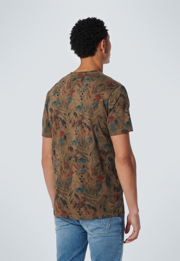 T-SHIRT ALL OVER PRINTED GARMENT OVERDYED