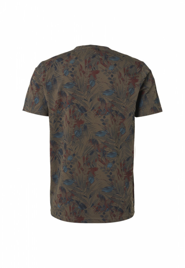 T-SHIRT ALL OVER PRINTED GARMENT OVERDYED