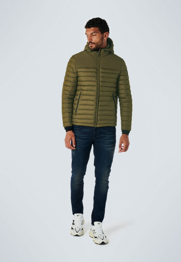 ΜΠΟΥΦΑΝ HOODED SHORT FIT PADDED MIX