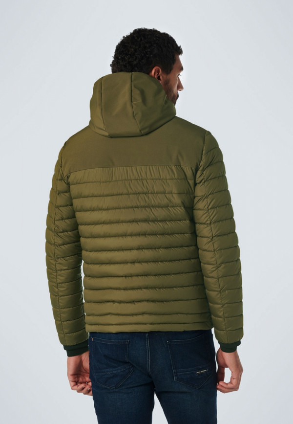 ΜΠΟΥΦΑΝ HOODED SHORT FIT PADDED MIX
