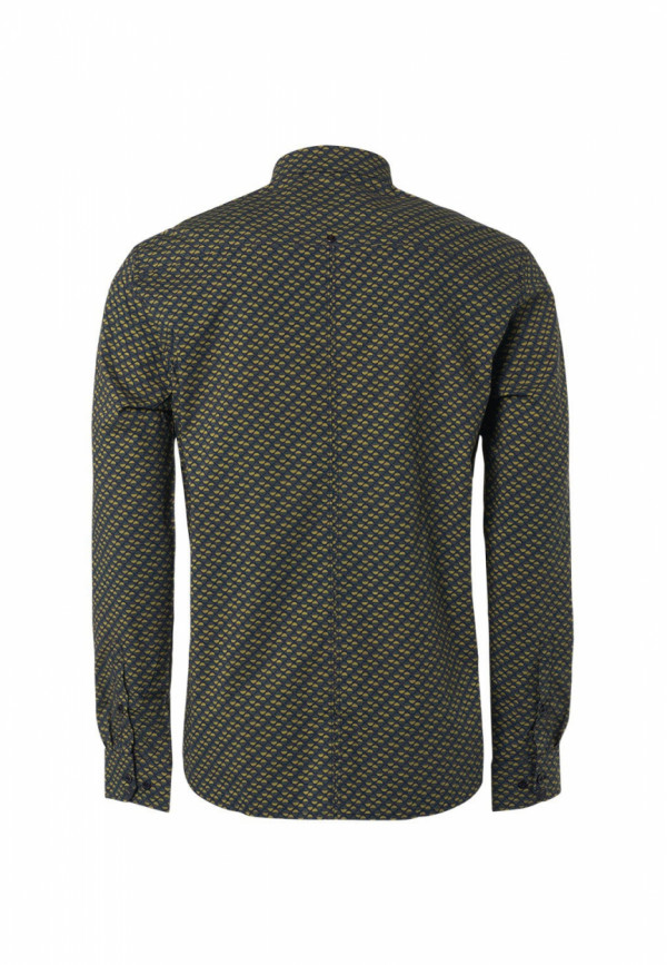 ΜΑΚΡΥΜΑΝΙΚΟ ΠΟΥΚΑΜΙΣΟ STRETCH ALL OVER PRINTED