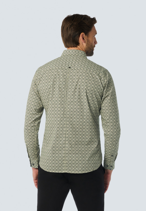 ΜΑΚΡΥΜΑΝΙΚΟ ΠΟΥΚΑΜΙΣΟ STRETCH ALL OVER PRINTED