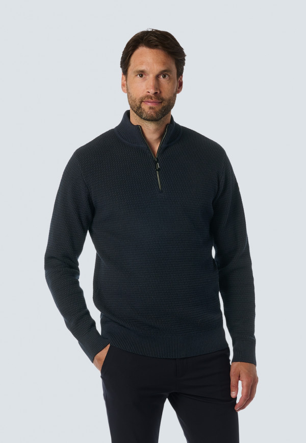 ΠΛΕΚΤΟ ΠΟΥΛΟΒΕΡ HALF-ZIP 2 COLOURED MELANGE