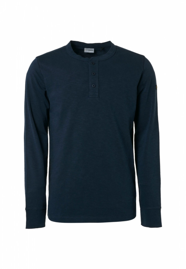 ΜΑΚΡΥΜΑΝΙΚΟ T-SHIRT GARMENT DYED SLUB GRANDDAD