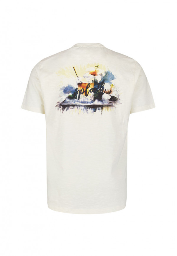 Τ-SHIRT CREWNECK SLUB COCKTAIL