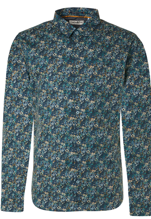 ΠΟΥΚΑΜΙΣΟ STRETCH DIGITAL ALL OVER PRINTED FLORAL