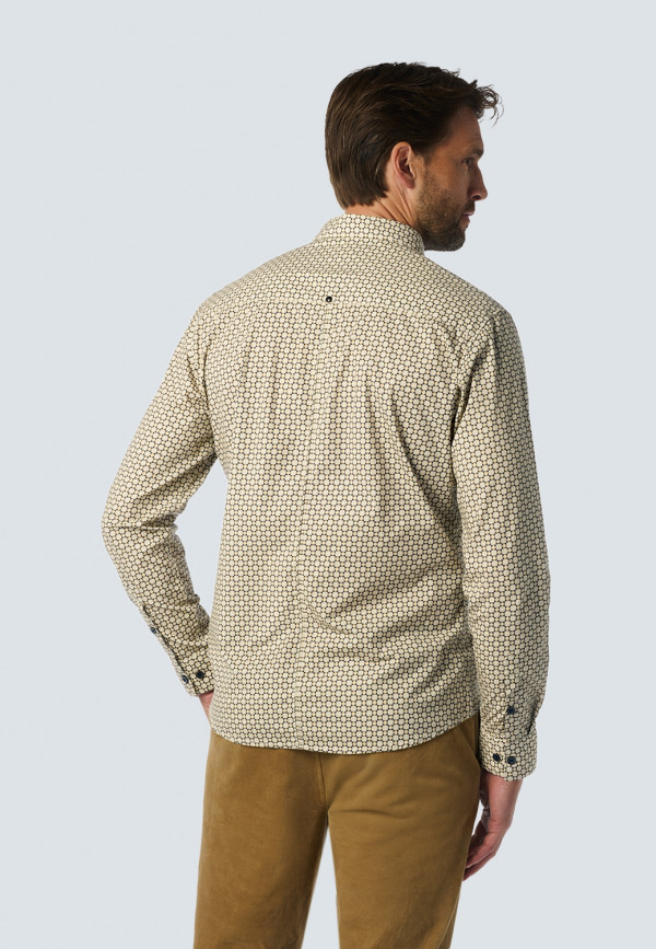 ΜΑΚΡΥΜΑΝΙΚΟ ΠΟΥΚΑΜΙΣΟ STRETCH ALL OVER PRINTED