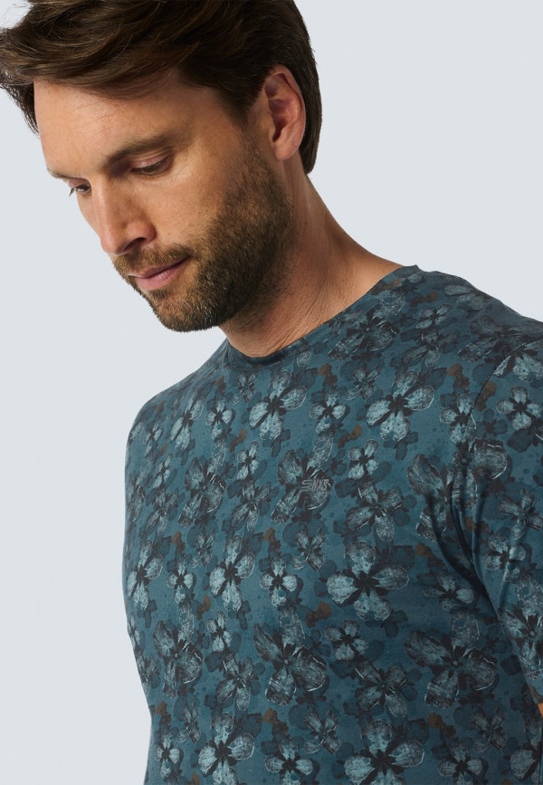 T-SHIRT CREWNECK ALLOVER FLORAL PRINTED