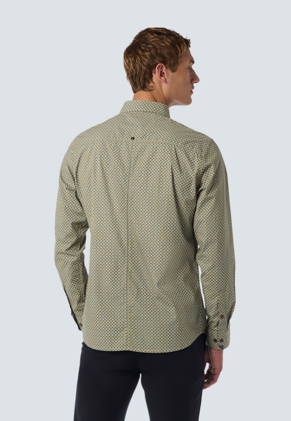 ΜΑΚΡΥΜΑΝΙΚΟ ΠΟΥΚΑΜΙΣΟ STRETCH ALL OVER PRINTED