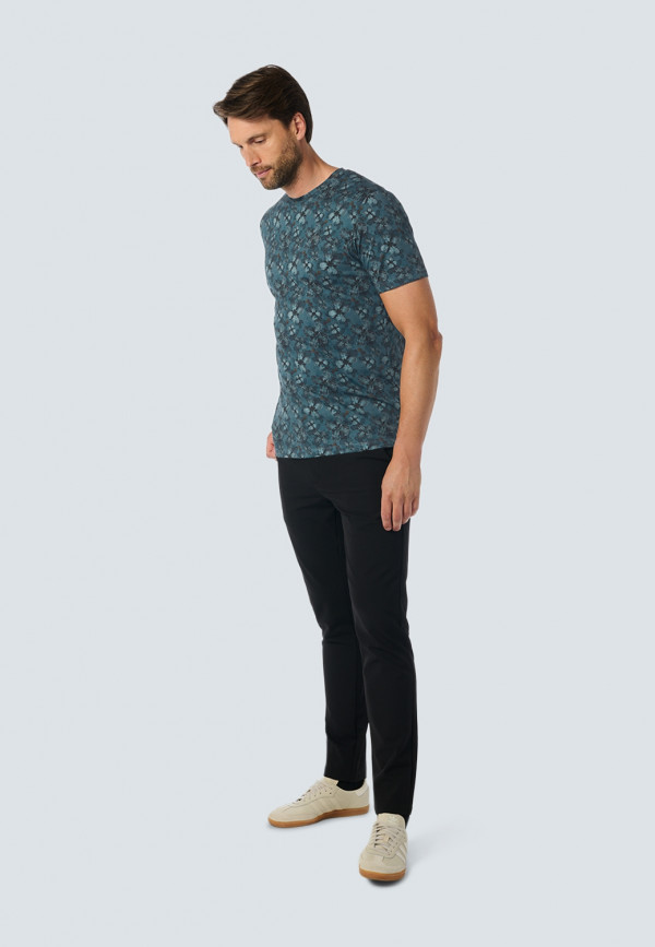 T-SHIRT CREWNECK ALLOVER FLORAL PRINTED