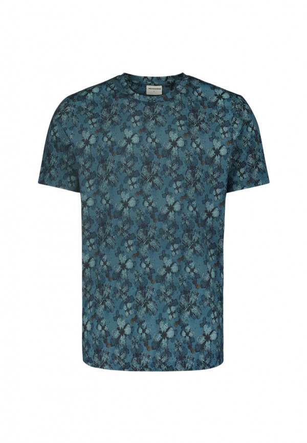T-SHIRT CREWNECK ALLOVER FLORAL PRINTED