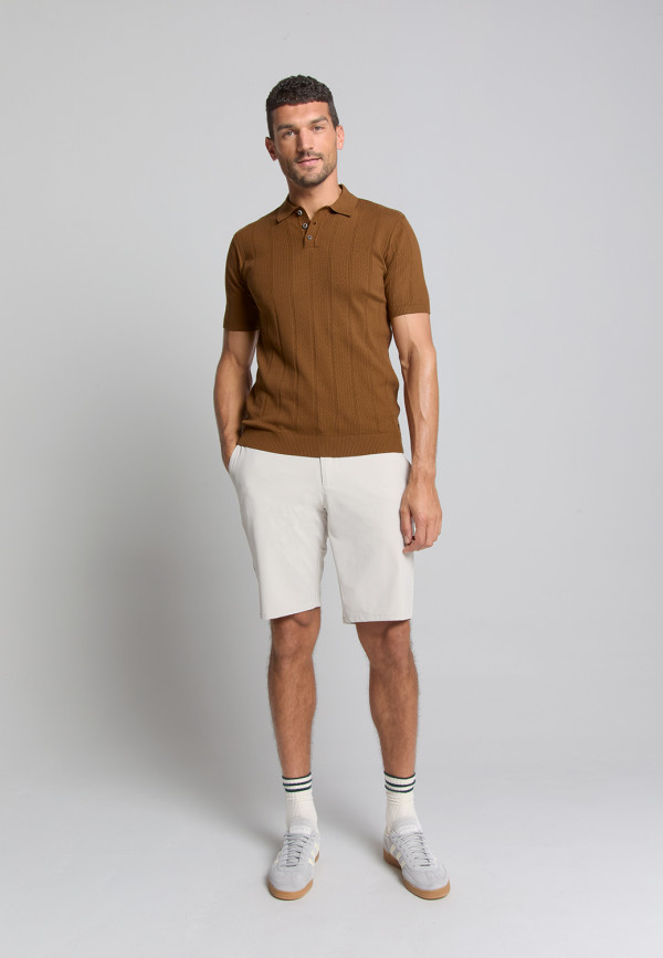 KONTOMANIKO ΠΛΕΚΤΟ POLO SOLID JACQUARD