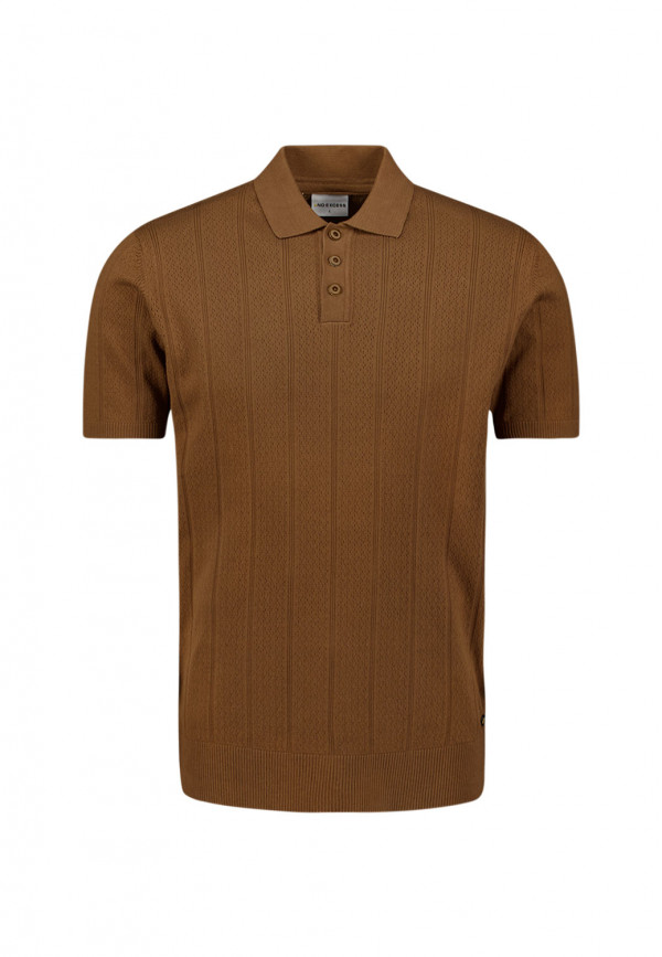 KONTOMANIKO ΠΛΕΚΤΟ POLO SOLID JACQUARD