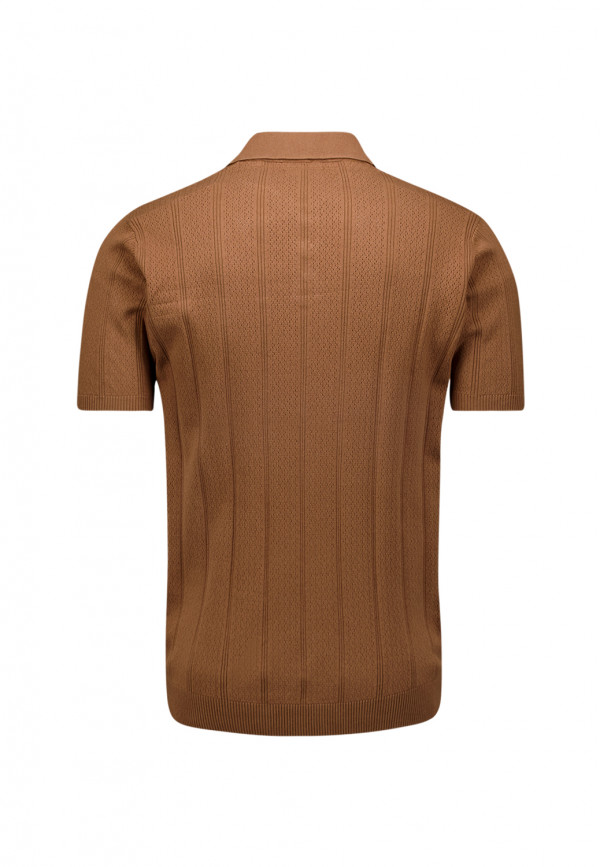 KONTOMANIKO ΠΛΕΚΤΟ POLO SOLID JACQUARD