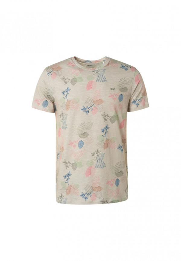 T-SHIRT ΑΠΟ ΟΡΓΑΝΙΚΟ ΒΑΜΒΑΚΙ ALL OVER PRINTED