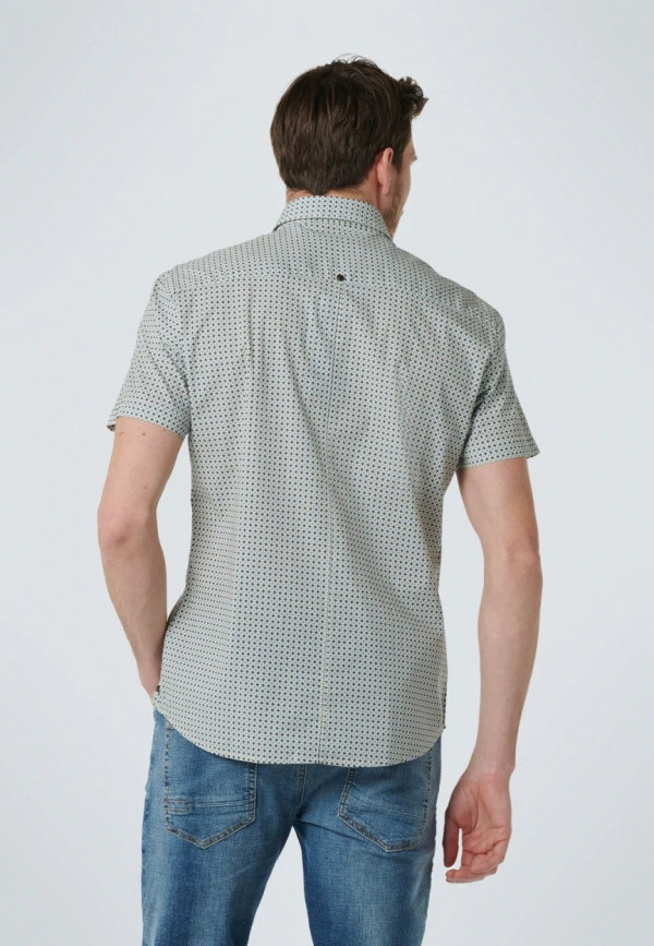KONTOMANIKO STRETCH ΠΟΥΚΑΜΙΣΟ ALLOVER PRINTED