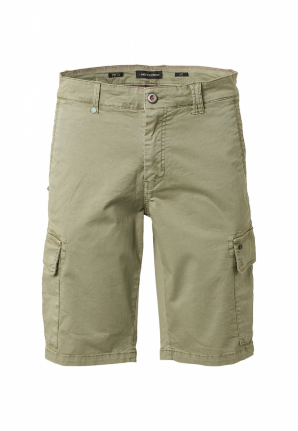 ΒΕΡΜΟΥΔΑ CARGO GARMENT DYED STRETCH STONE WASHED