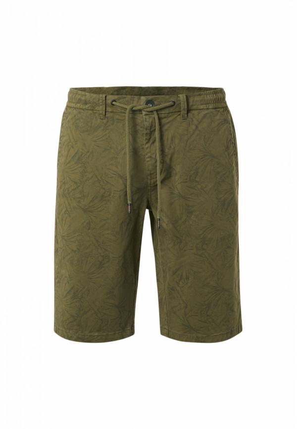 ΒΕΡΜΟΥΔΑ CHINO ALL OVER PRINTED GARMENT DYED STRETCH
