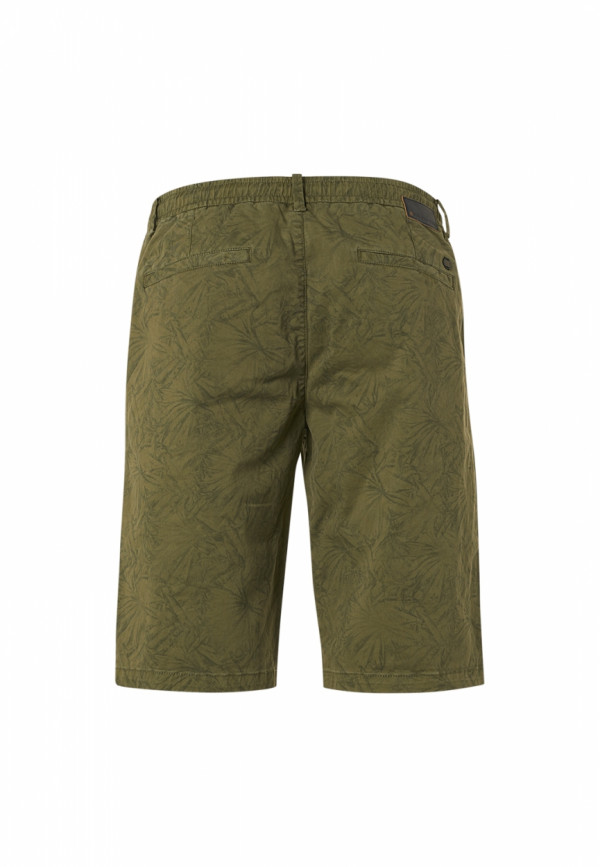 ΒΕΡΜΟΥΔΑ CHINO ALL OVER PRINTED GARMENT DYED STRETCH