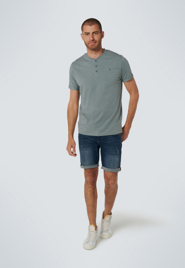 T-SHIRT GRANDDAD SLUB JERSEY RESPONSIBLE CHOICE