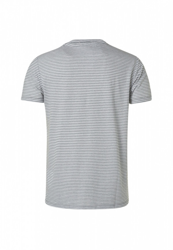 T-SHIRT YARN DYED STRIPES ΑΠΟ ΒΑΜΒΑΚΙ ΚΑΙ ΛΙΝΟ