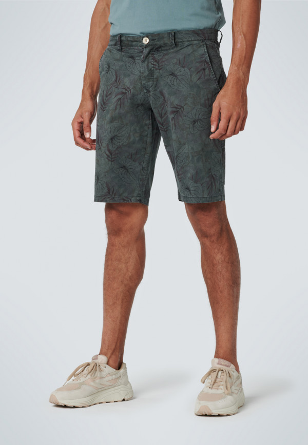 ΒΕΡΜΟΥΔΑ ALL OVER PRINTED GARMENT DYED STRETCH