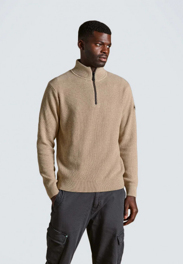 ΠΛΕΚΤΟ ΠΟΥΛΟΒΕΡ HALF-ZIP