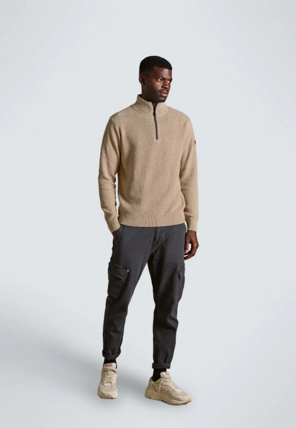 ΠΛΕΚΤΟ ΠΟΥΛΟΒΕΡ HALF-ZIP