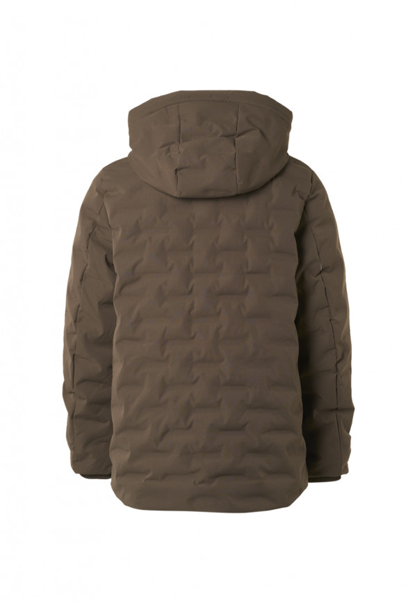 AΔΙΑΒΡOXO ΜΠΟΥΦΑΝ SHORT FIT TRENCHCOAT SEALED PATTERN ΜΕ ΑΠΟΣΠΩΜΕΝΗ ΚΟΥΚΟΥΛΑ