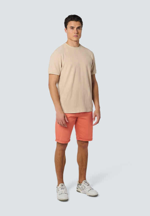 ΒΕΡΜΟΥΔΑ CHINO GARMENT DYED TWILL STRETCH ELASTIC WAISTBAND