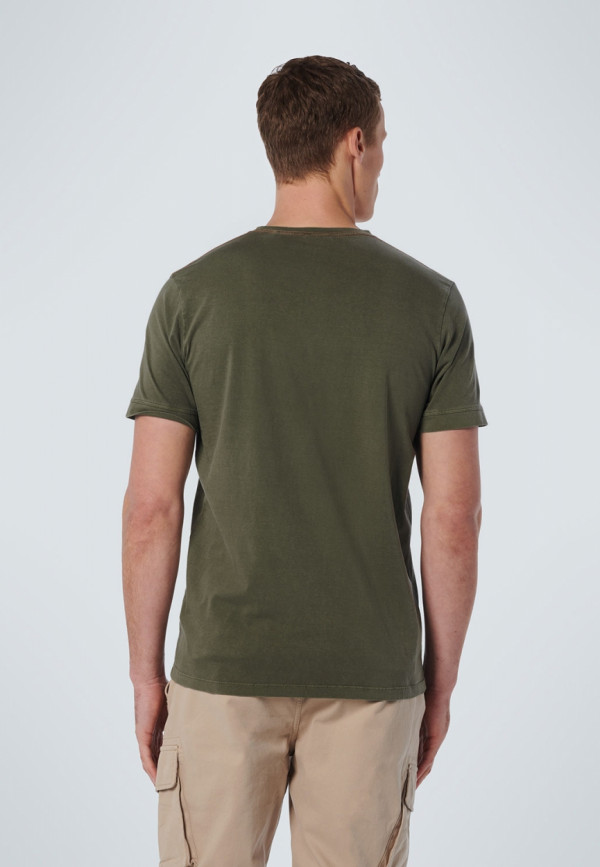 T-SHIRT CREWNECK VINTAGE PRINT GARMENT DYED