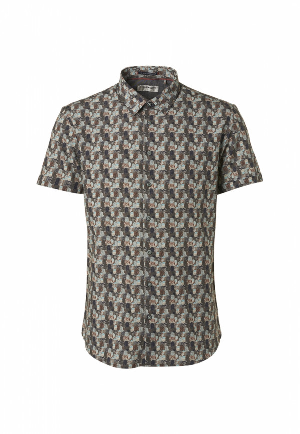 KONTOMANIKO ΠΟΥΚΑΜΙΣΟ ALL OVER PRINTED RESPONSIBLE CHOICE COTTON