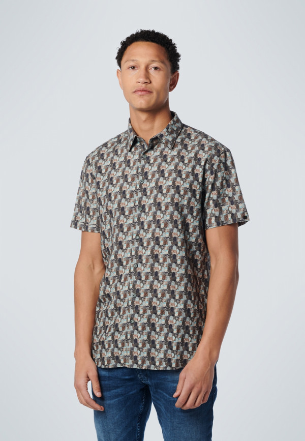 KONTOMANIKO ΠΟΥΚΑΜΙΣΟ ALL OVER PRINTED RESPONSIBLE CHOICE COTTON