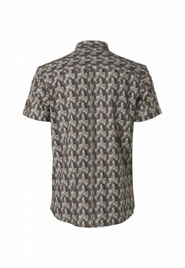 KONTOMANIKO ΠΟΥΚΑΜΙΣΟ ALL OVER PRINTED RESPONSIBLE CHOICE COTTON