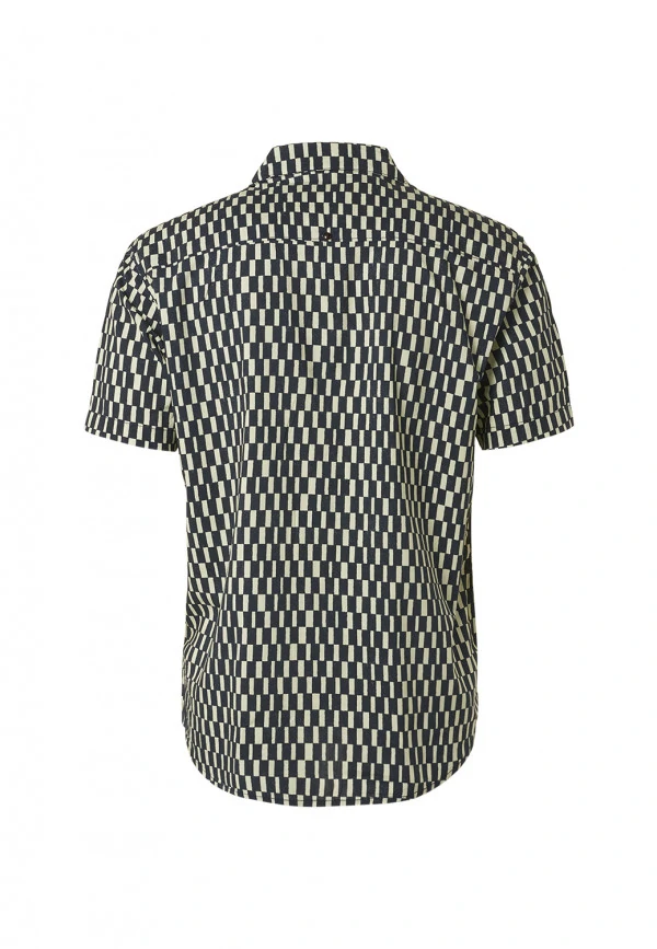 KONTOMANIKO ΠΟΥΚΑΜΙΣΟ ALL OVER PRINTED RESORT COLLAR RESPONSIBLE CHOICE