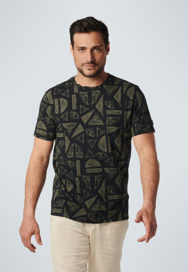 T-SHIRT ALL OVER PRINTED SLUB