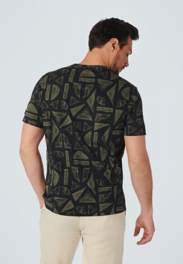 T-SHIRT ALL OVER PRINTED SLUB
