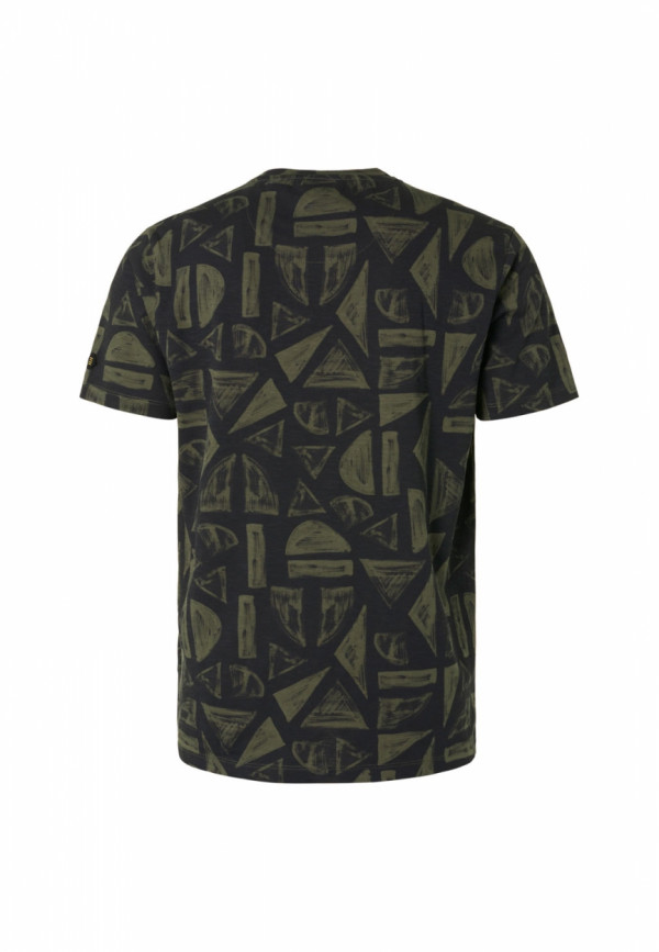 T-SHIRT ALL OVER PRINTED SLUB