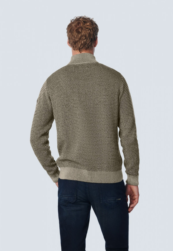 ΠΛΕΚΤΟ ΠΟΥΛΟΒΕΡ HALF-ZIP 2 COLOURED MELANGE