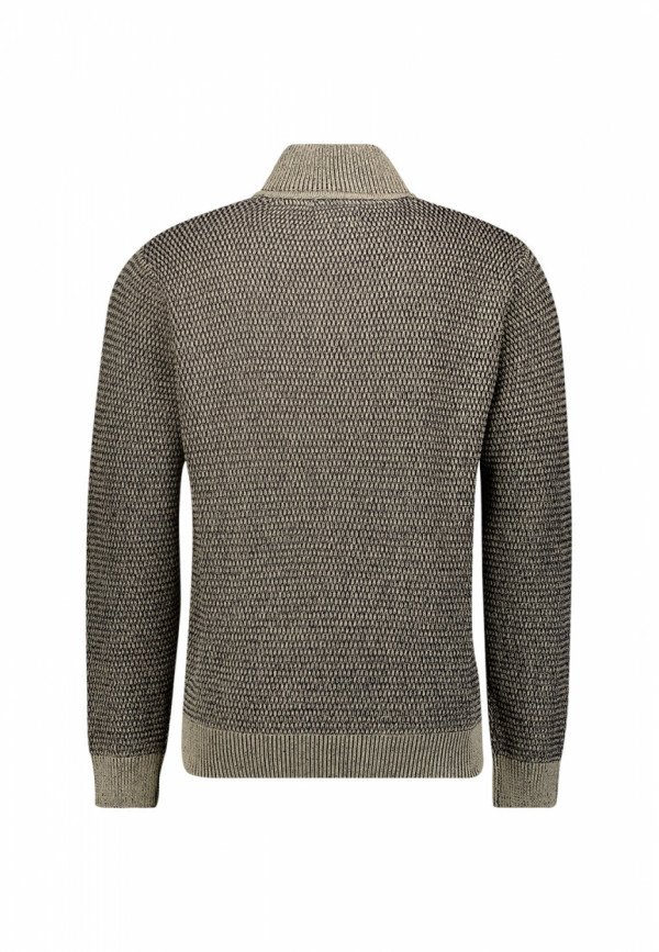 ΠΛΕΚΤΟ ΠΟΥΛΟΒΕΡ HALF-ZIP 2 COLOURED MELANGE