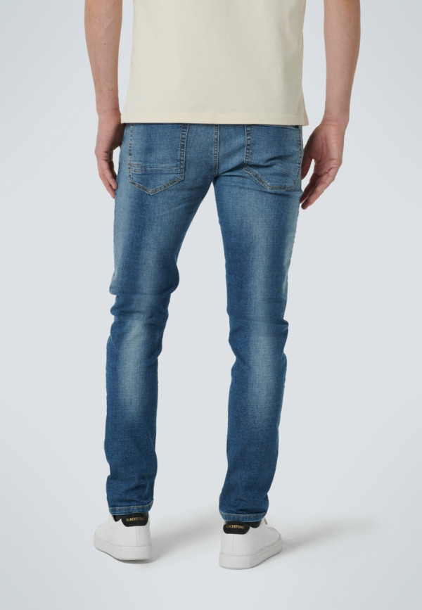 SLIM FIT STRETCH DENIM DESTROY AND REPAIR