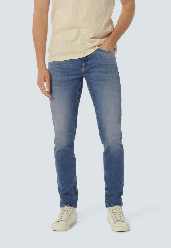 REGULAR FIT STRETCH BLEACHED BLUE DENIM RESPONSIBLE CHOICE