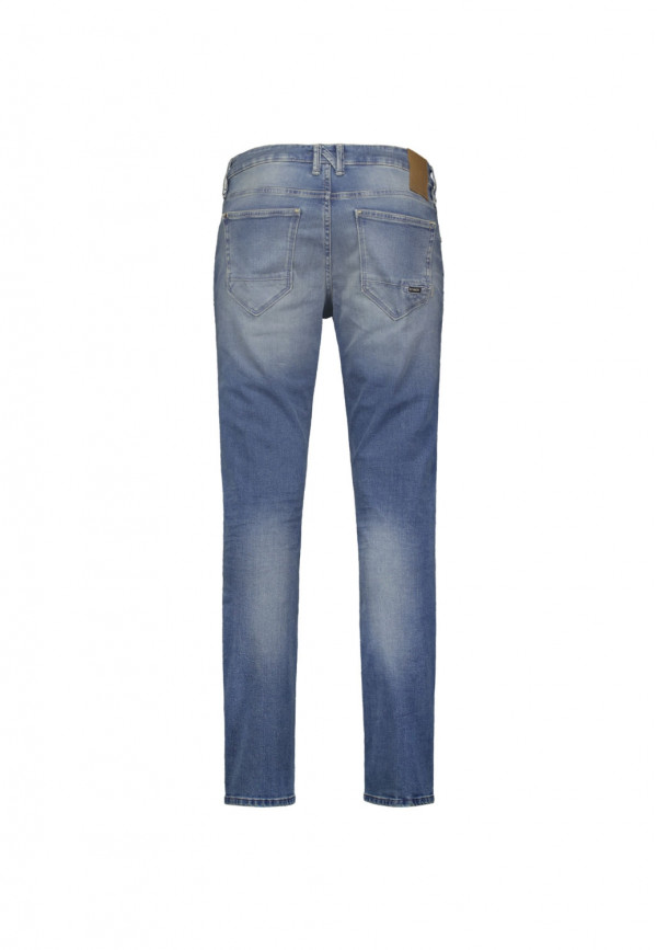 REGULAR FIT STRETCH BLEACHED BLUE DENIM RESPONSIBLE CHOICE