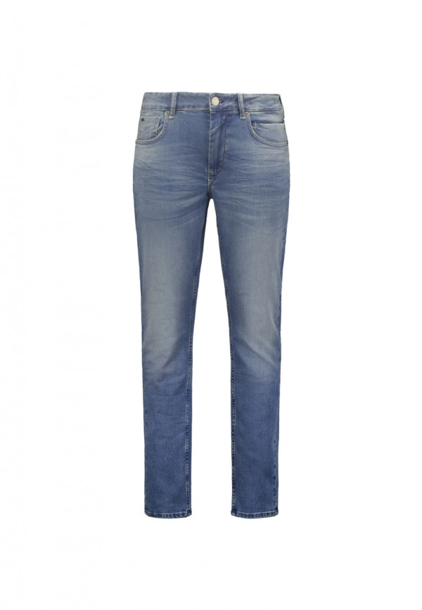REGULAR FIT STRETCH BLEACHED BLUE DENIM RESPONSIBLE CHOICE